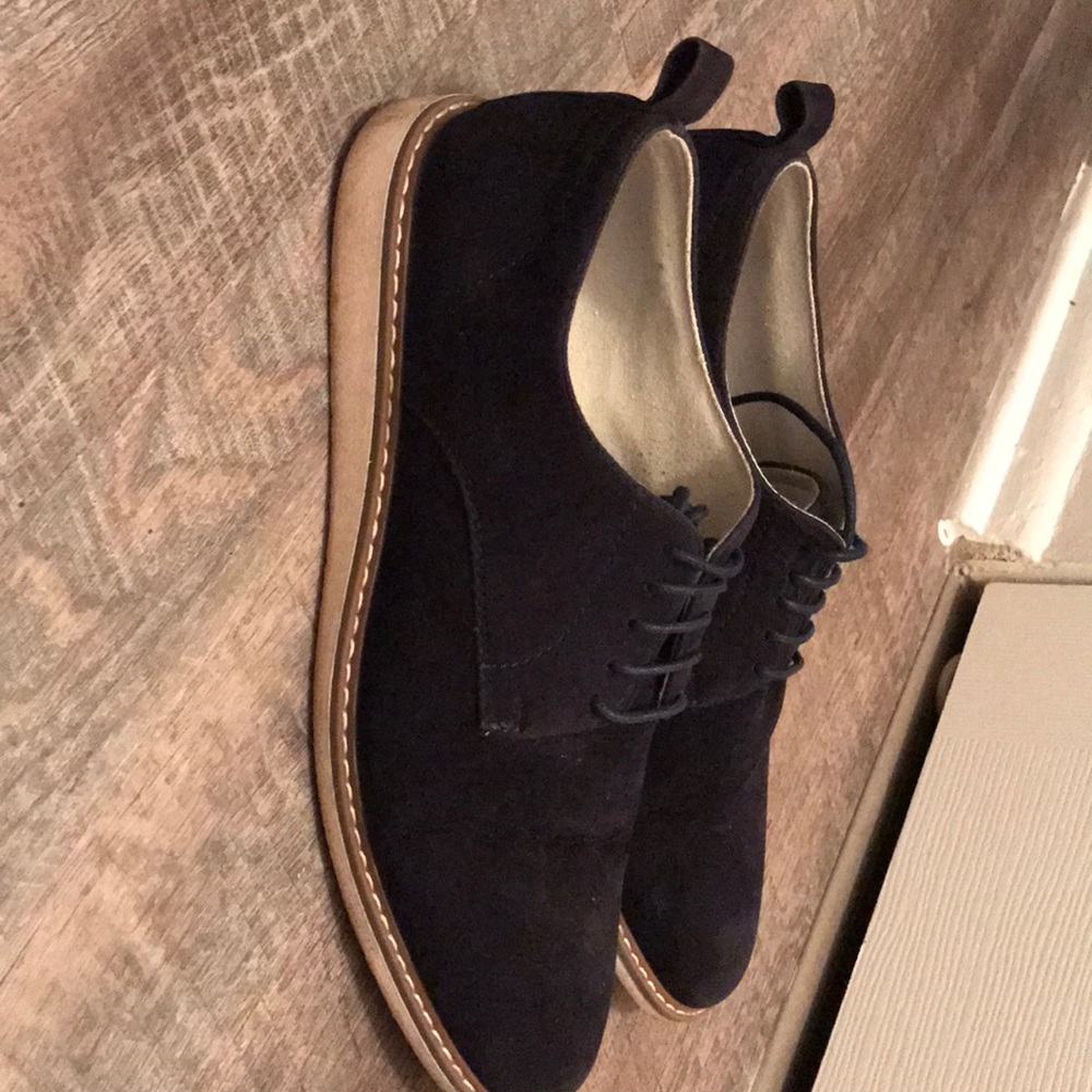 Faux suede loafer